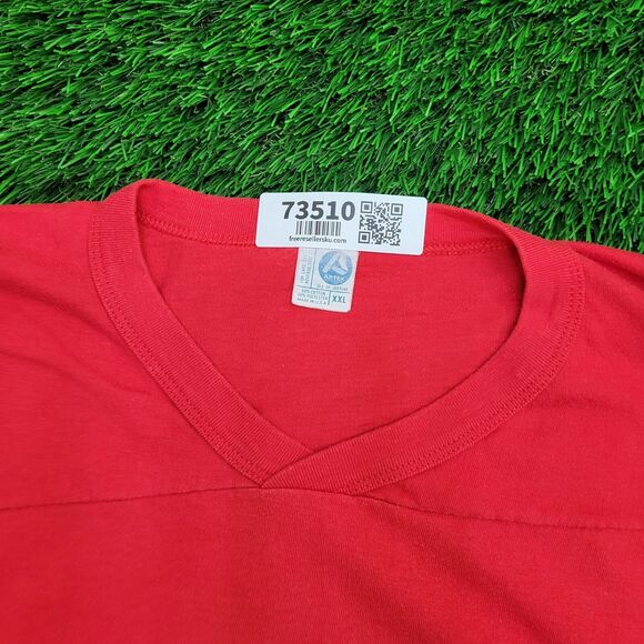 Vintage 80s Wisconsin Shirt Womens M/L Red - Picture 12 of 16